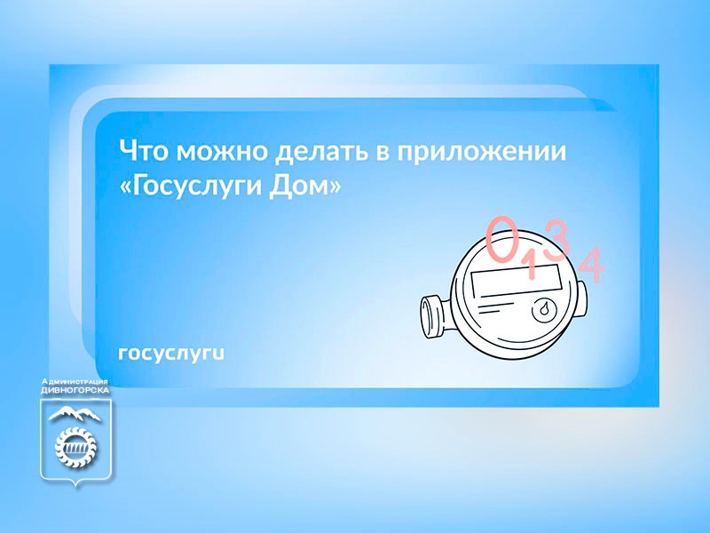 Приложение «Госуслуги Дом».