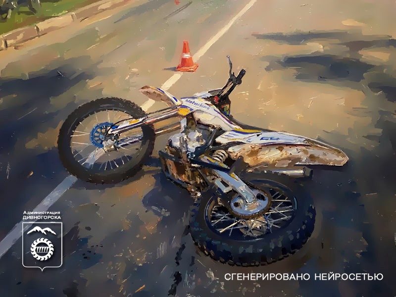 ДТП с участием питбайка.
