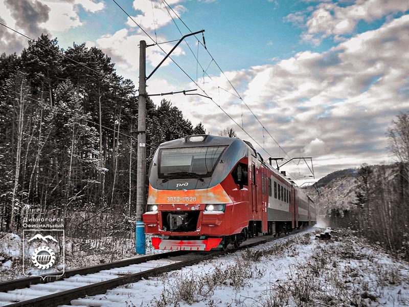 Полмиллиона пассажиров перевезли городские электрички до Дивногорска в 2022 году.