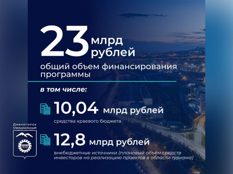 На развитие туризма в Красноярском крае потратят 23 млрд рублей.